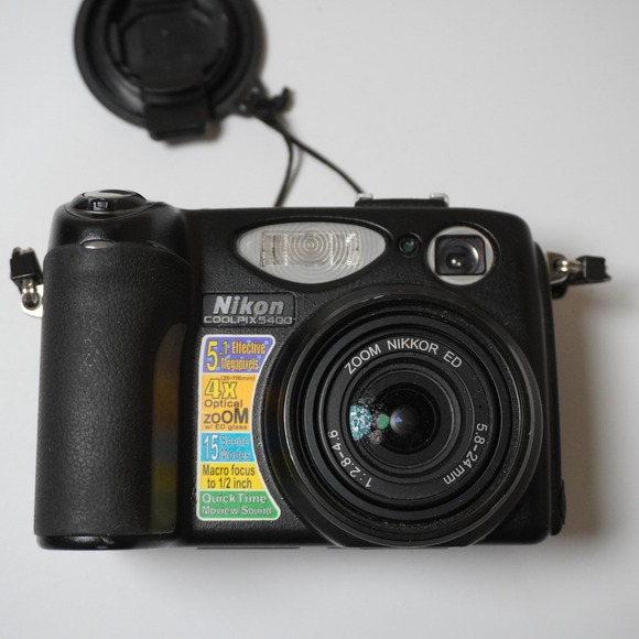 Nikon‎ COOLPIX S5400 Digital Camera Black 5.1MP 4x Optical Zoom FOR PARTS READ - Picture 2 of 11